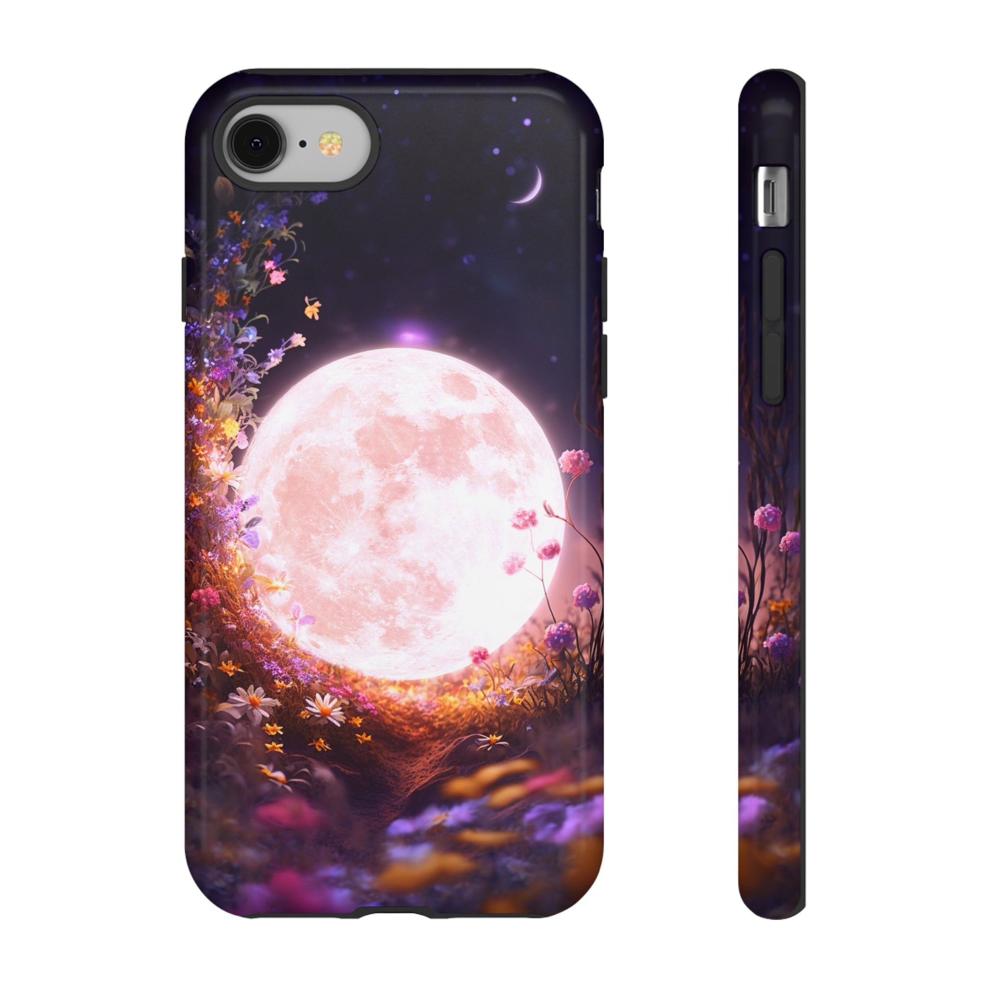 Moon in Bloom iPhone Case