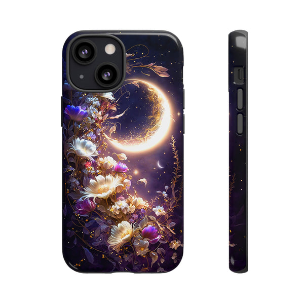 Moon Flower iPhone Case