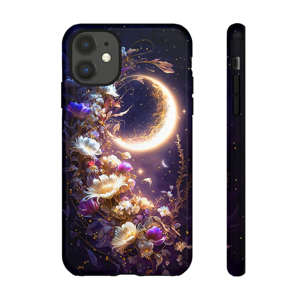 Moon Flower iPhone Case