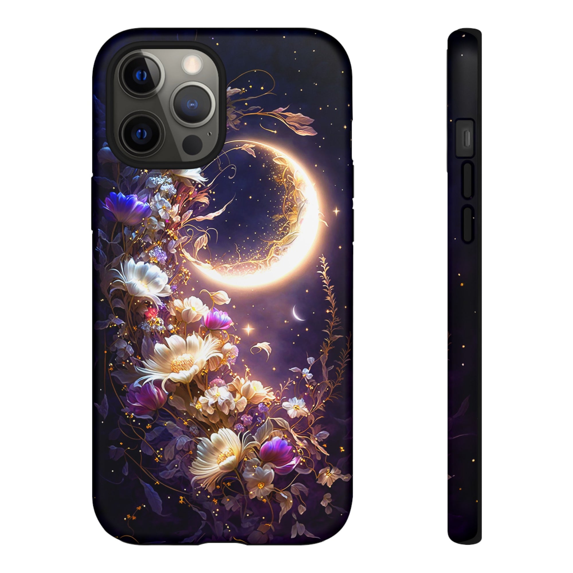 Moon Flower iPhone Case