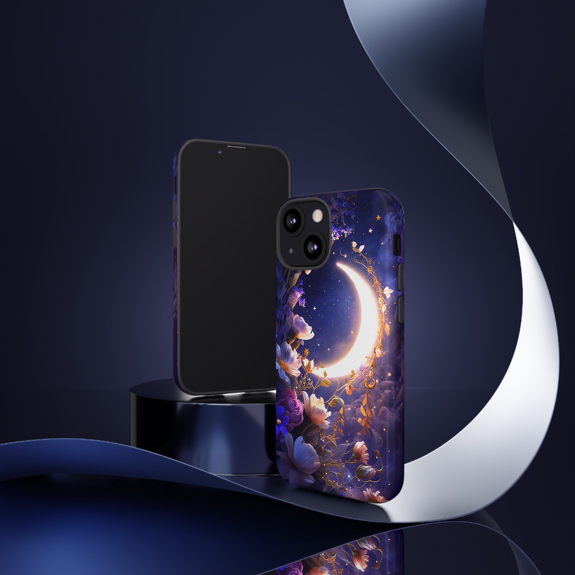 Midnight Bloom iPhone Case