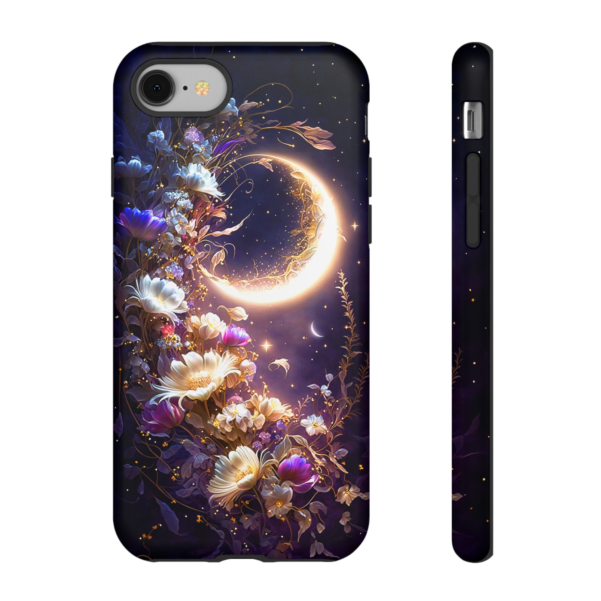 Moon Flower iPhone Case