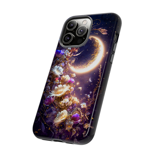 Moon Flower iPhone Case