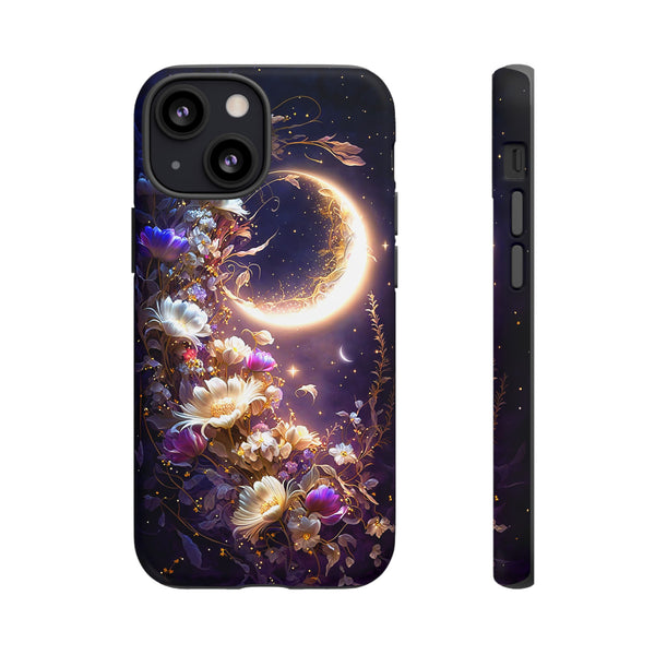 Moon Flower iPhone Case