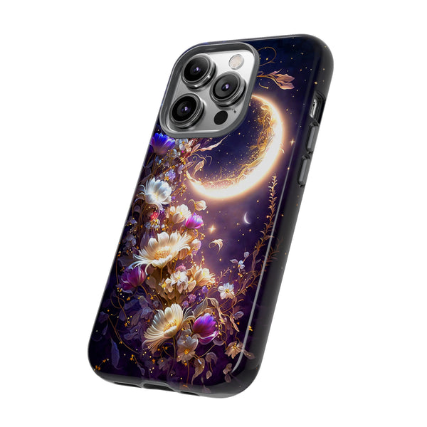 Moon Flower iPhone Case