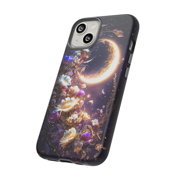 Moon Flower iPhone Case