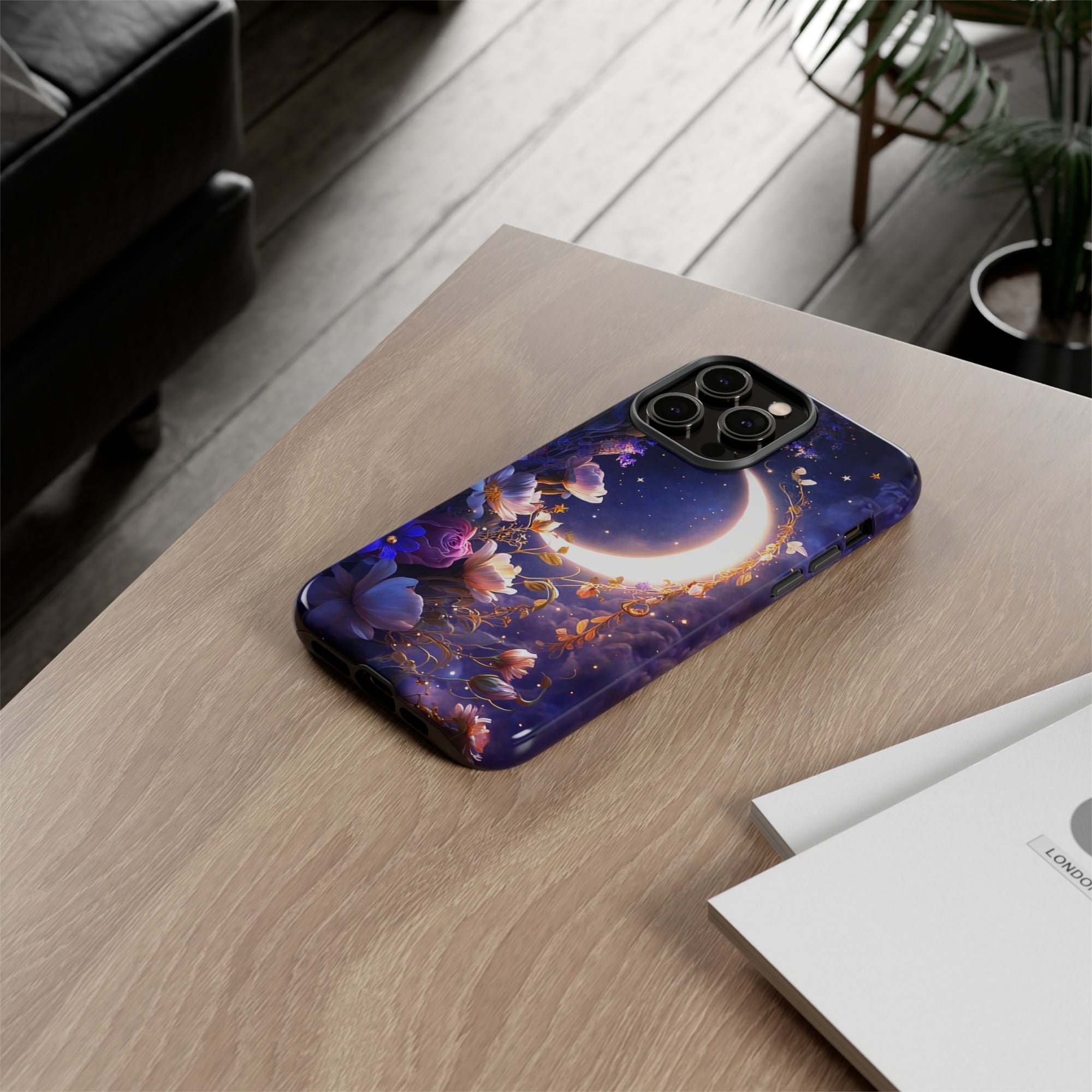 Midnight Bloom iPhone Case