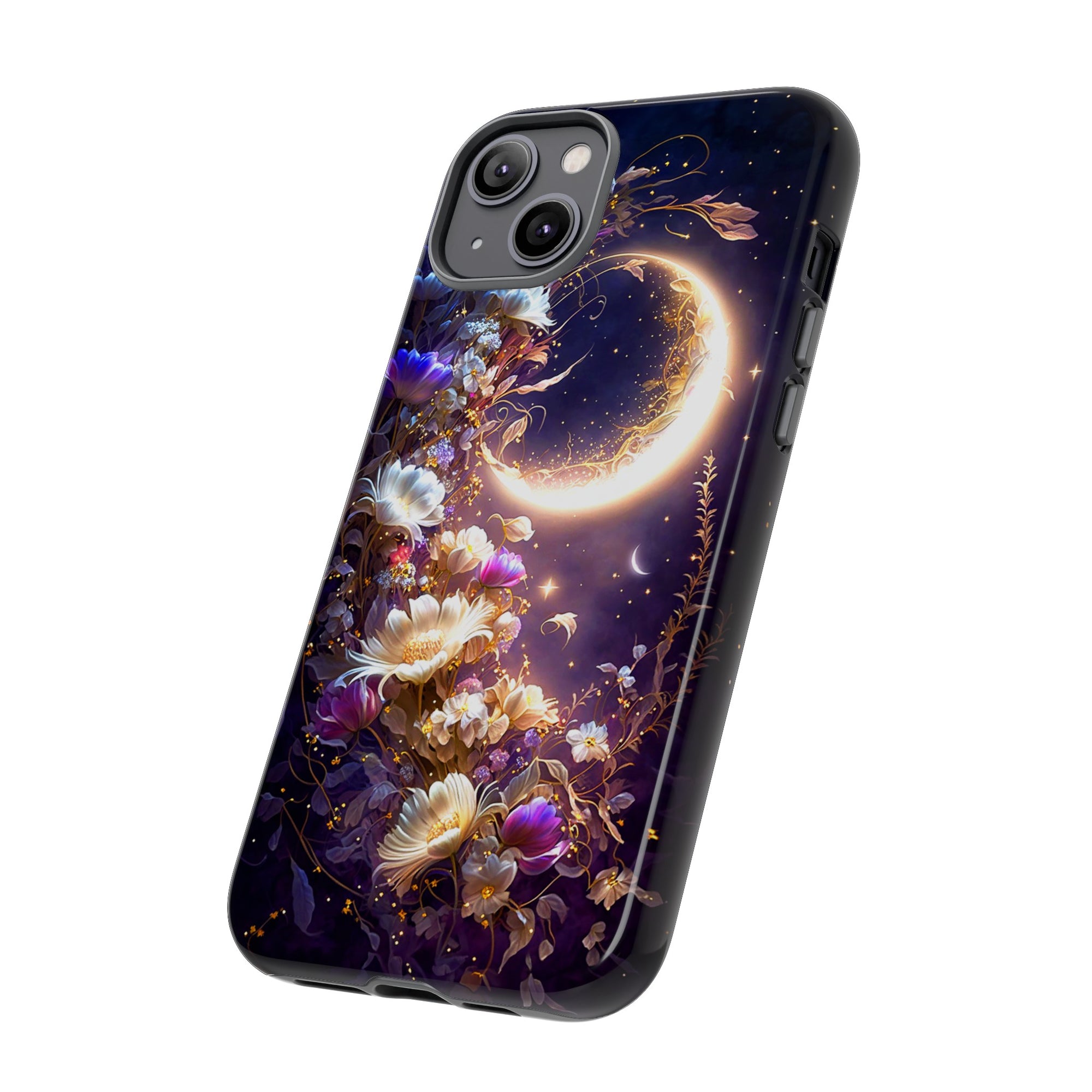 Moon Flower iPhone Case