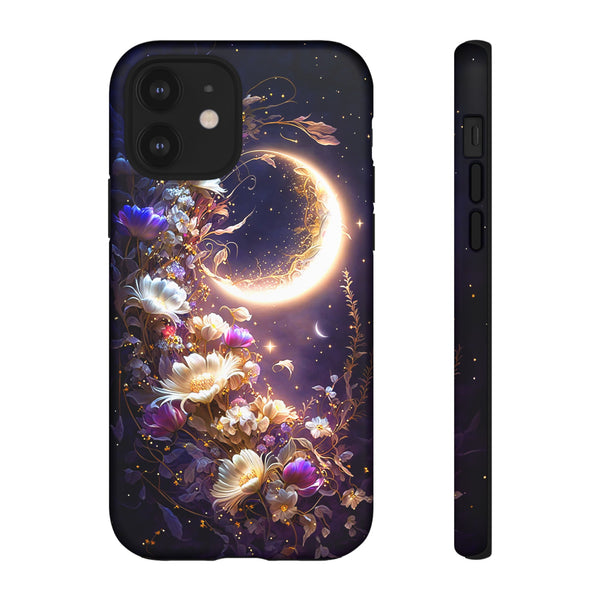 Moon Flower iPhone Case