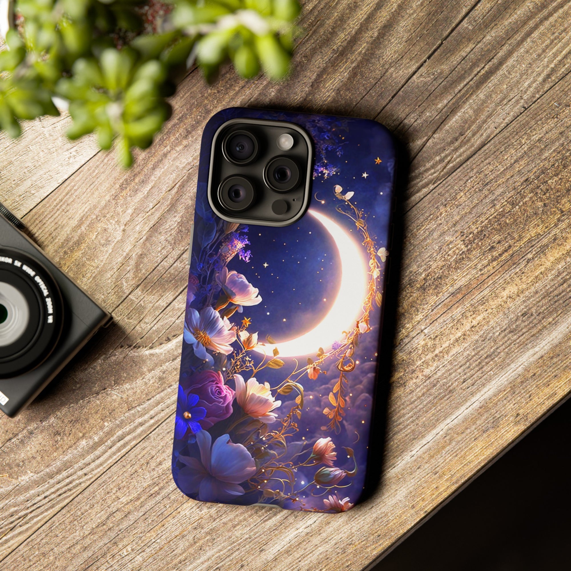 Midnight Bloom iPhone Case