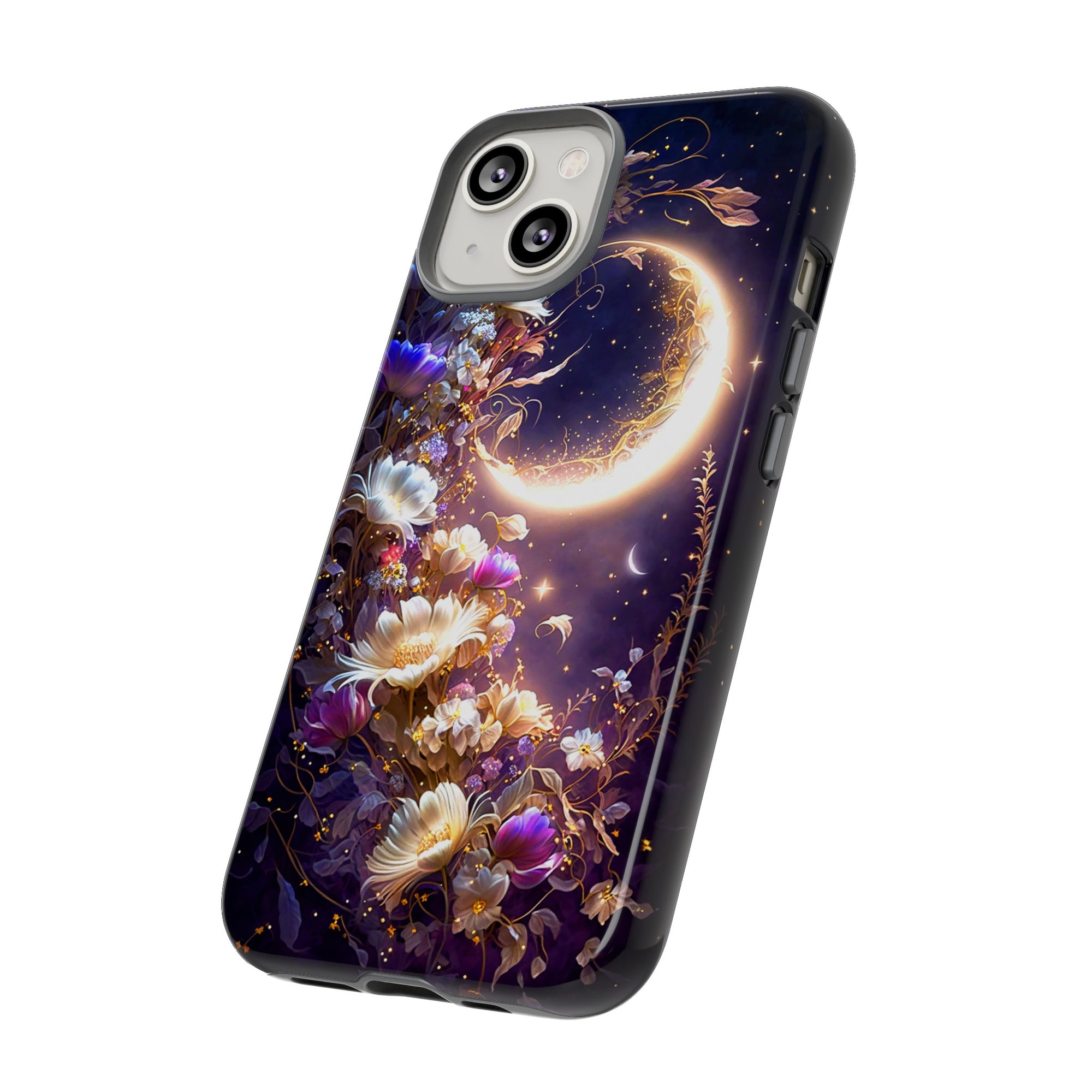 Moon Flower iPhone Case