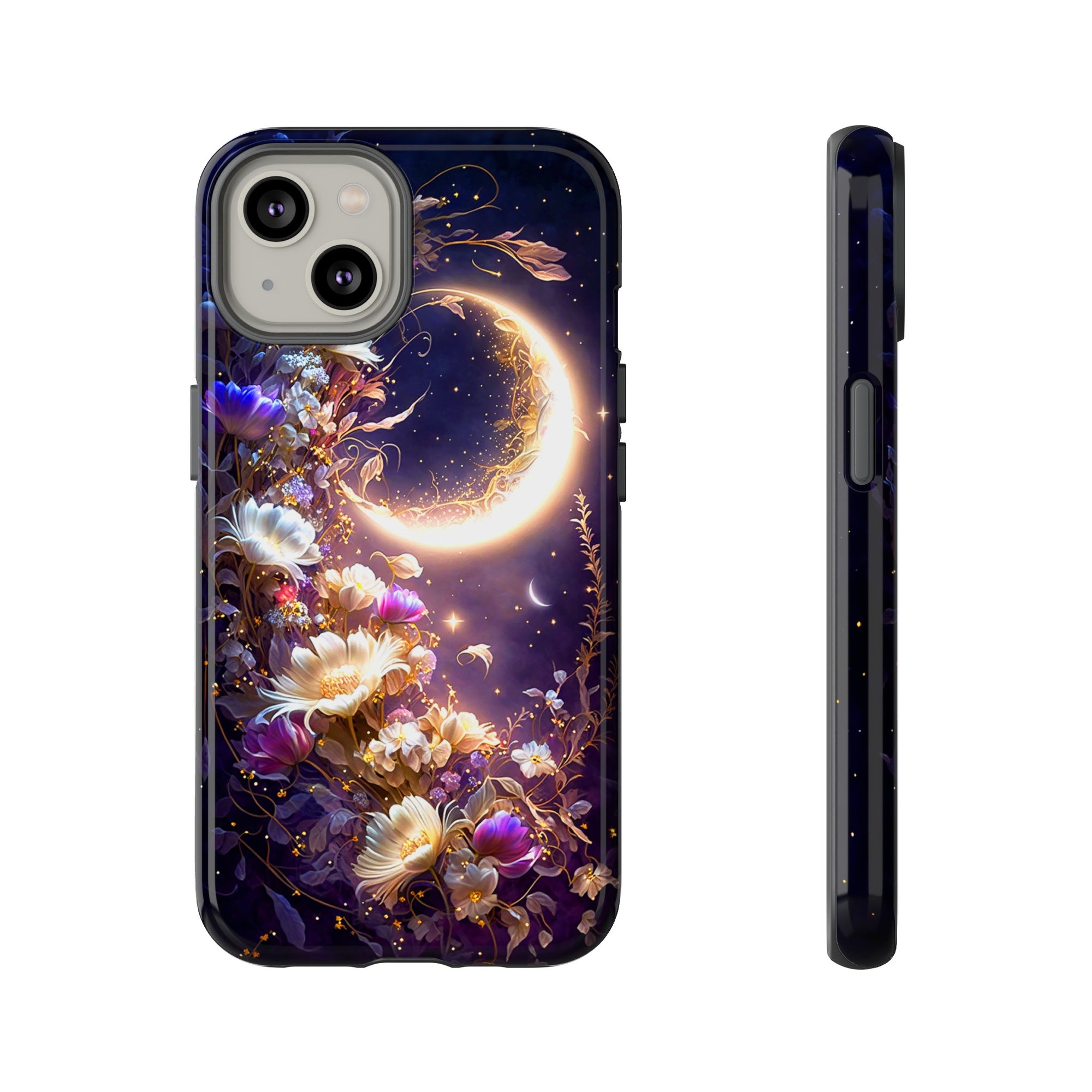 Moon Flower iPhone Case