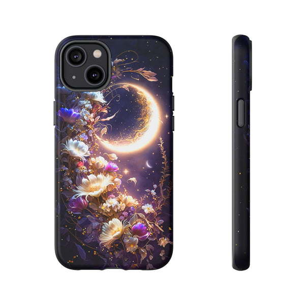 Moon Flower iPhone Case