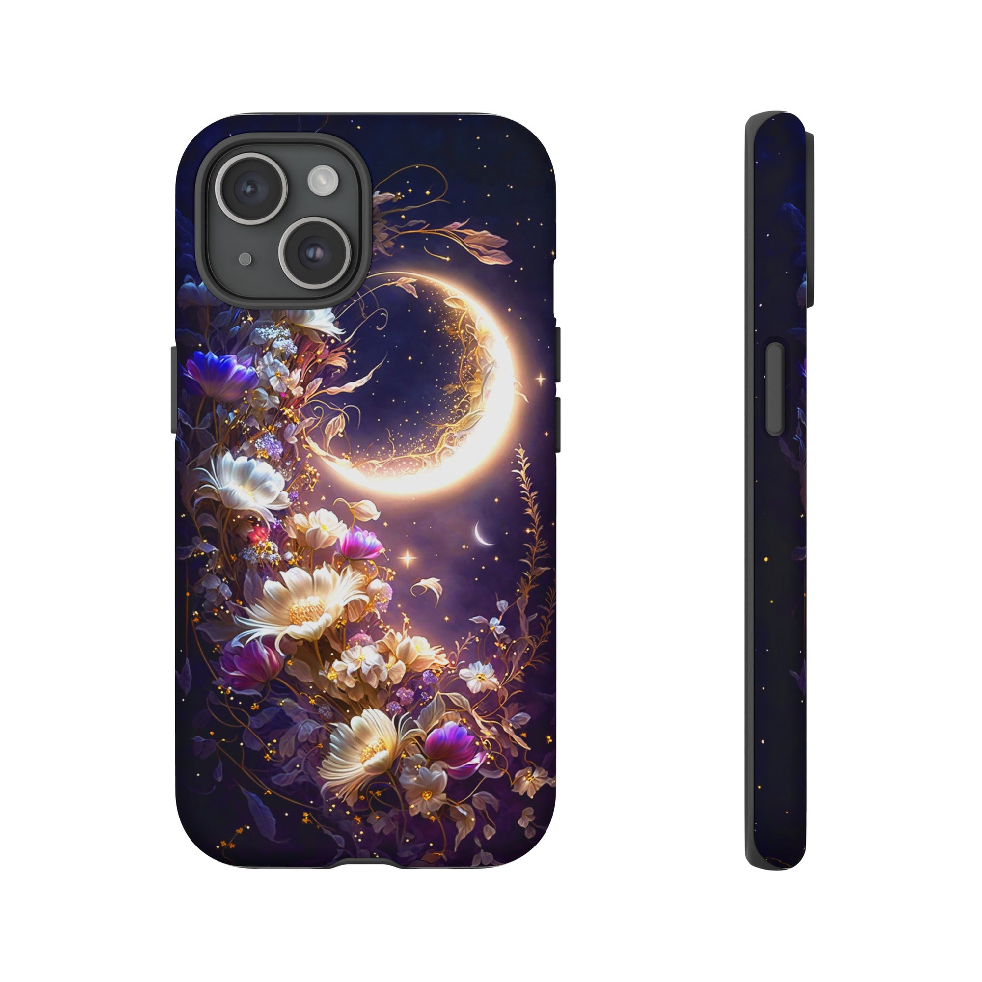 Moon Flower iPhone Case