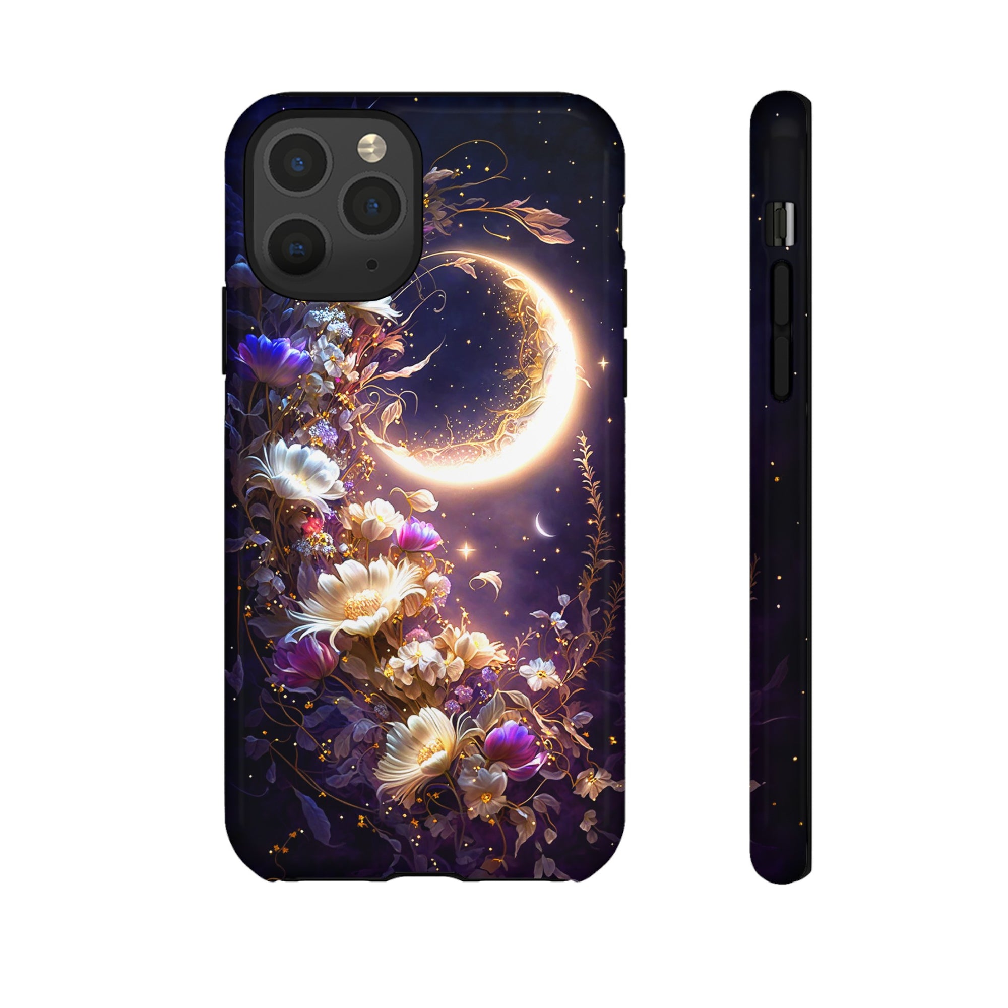 Moon Flower iPhone Case