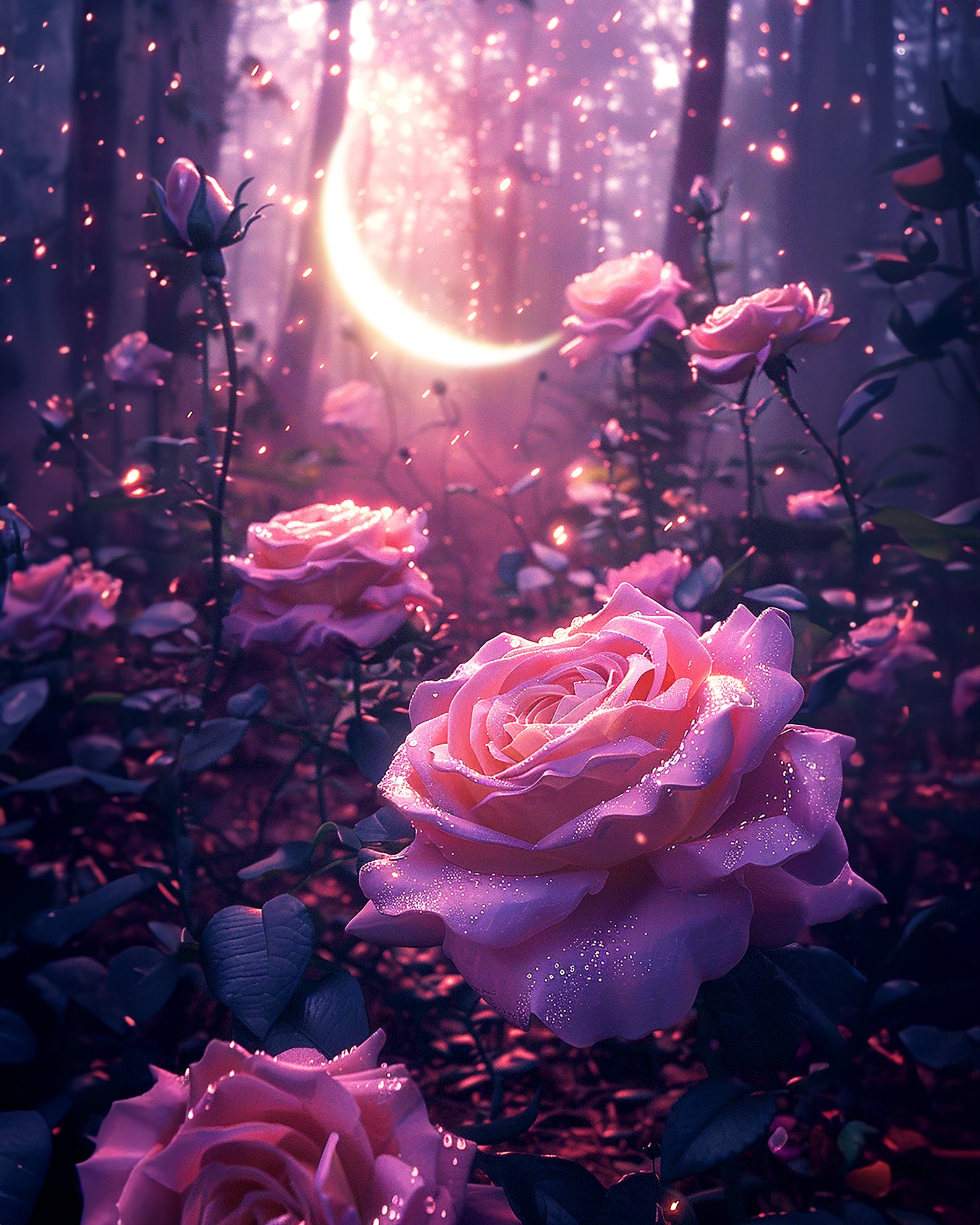Enchanted Roses Fine Art Print