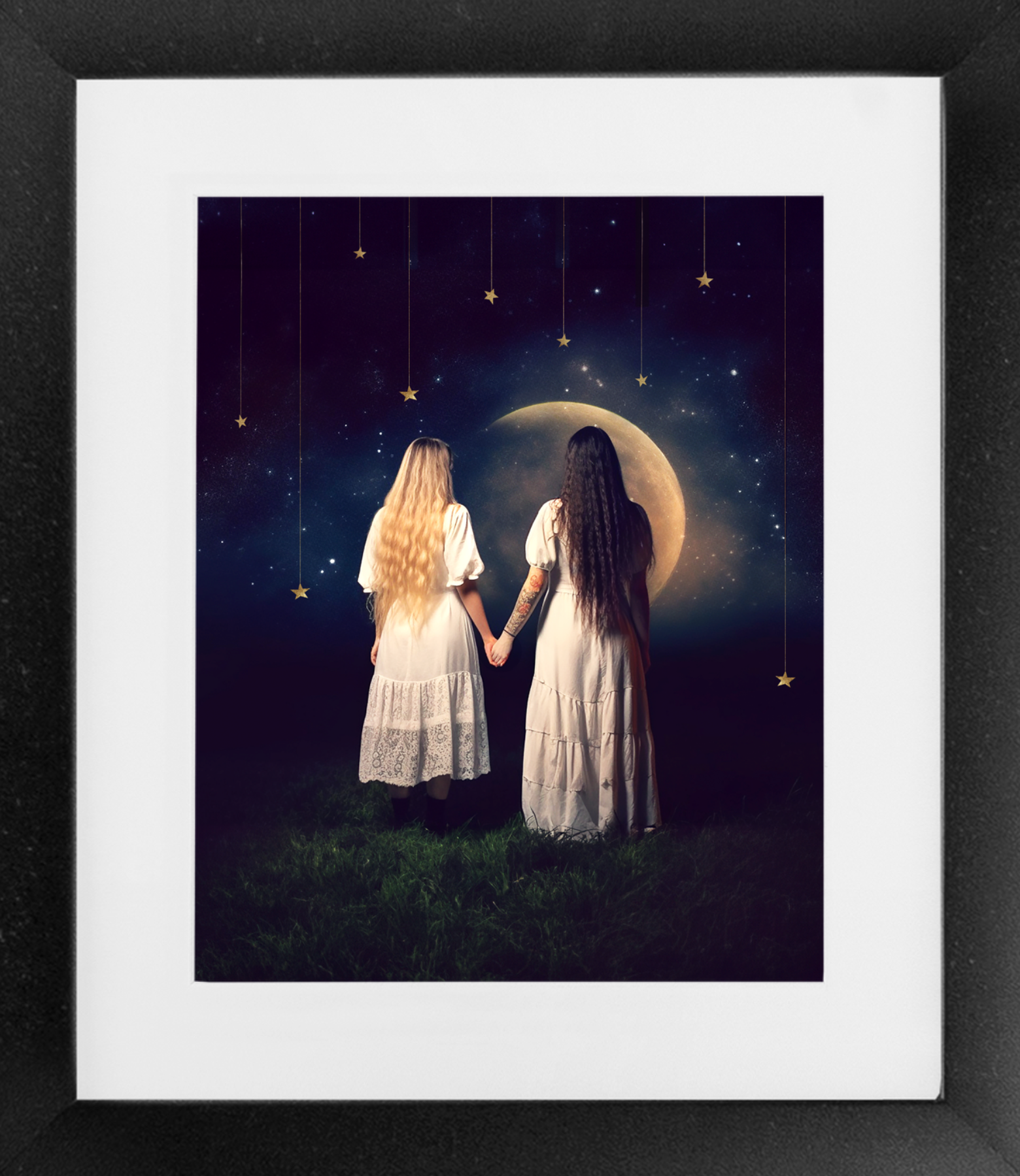 Gemini New Moon Framed Print